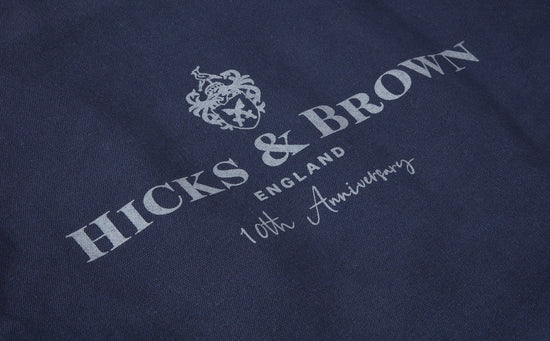 Hicks & Brown 10th Anniversary Navy Weekender Tote Bag