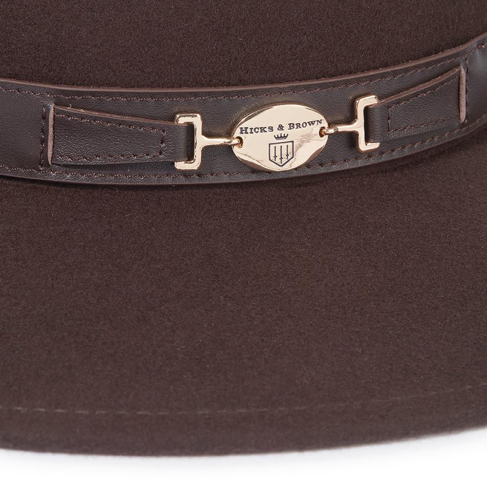 Hicks & Brown Hat Hicks & Brown // Fairfax and Favor: The Halesworth Fedora in Dark Brown