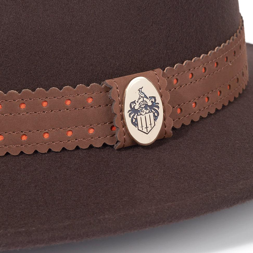 Hicks & Brown Hat Hicks & Brown // Fairfax & Favor: The Waveney Fedora in Dark Brown