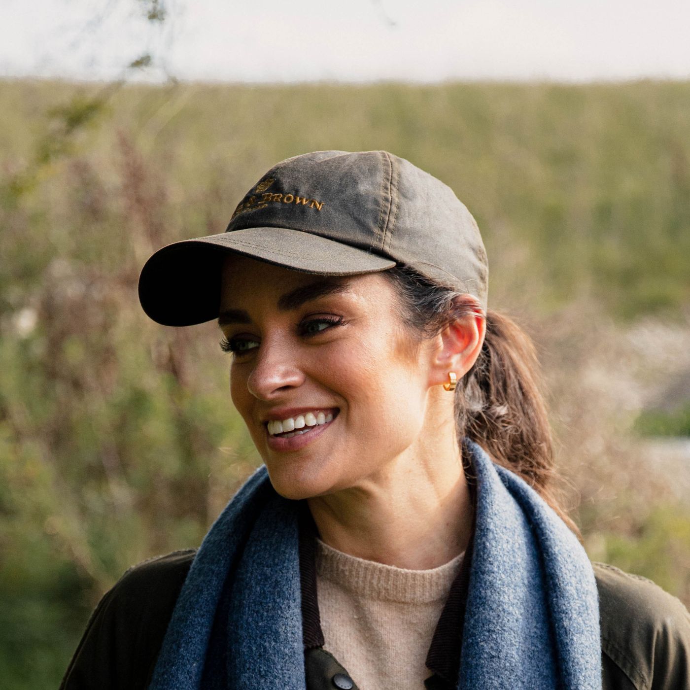 Hicks & Brown SECOND: The Wax Baseball Cap in Olive Green