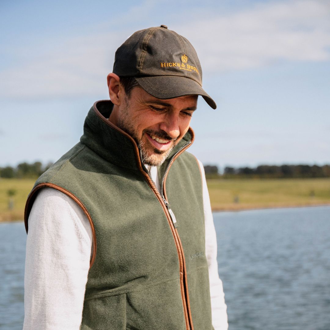 Hicks & Brown SECOND: The Wax Baseball Cap in Olive Green