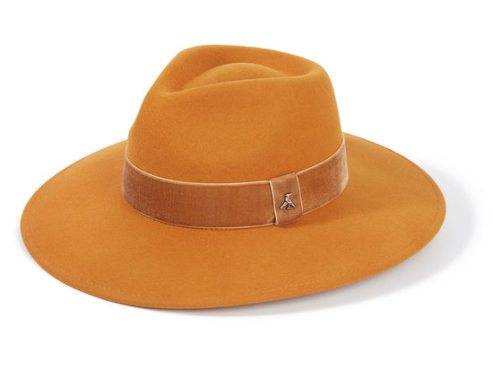 Hicks & Brown The 10 year Anniversary Oxley Fedora in Mustard