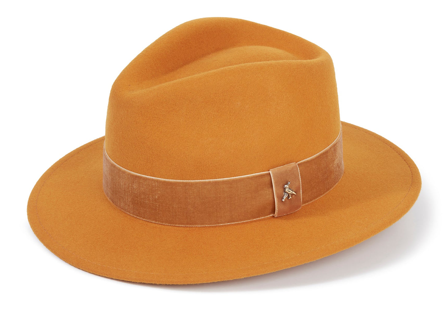 Hicks & Brown The 10 year Anniversary Suffolk Fedora in Mustard