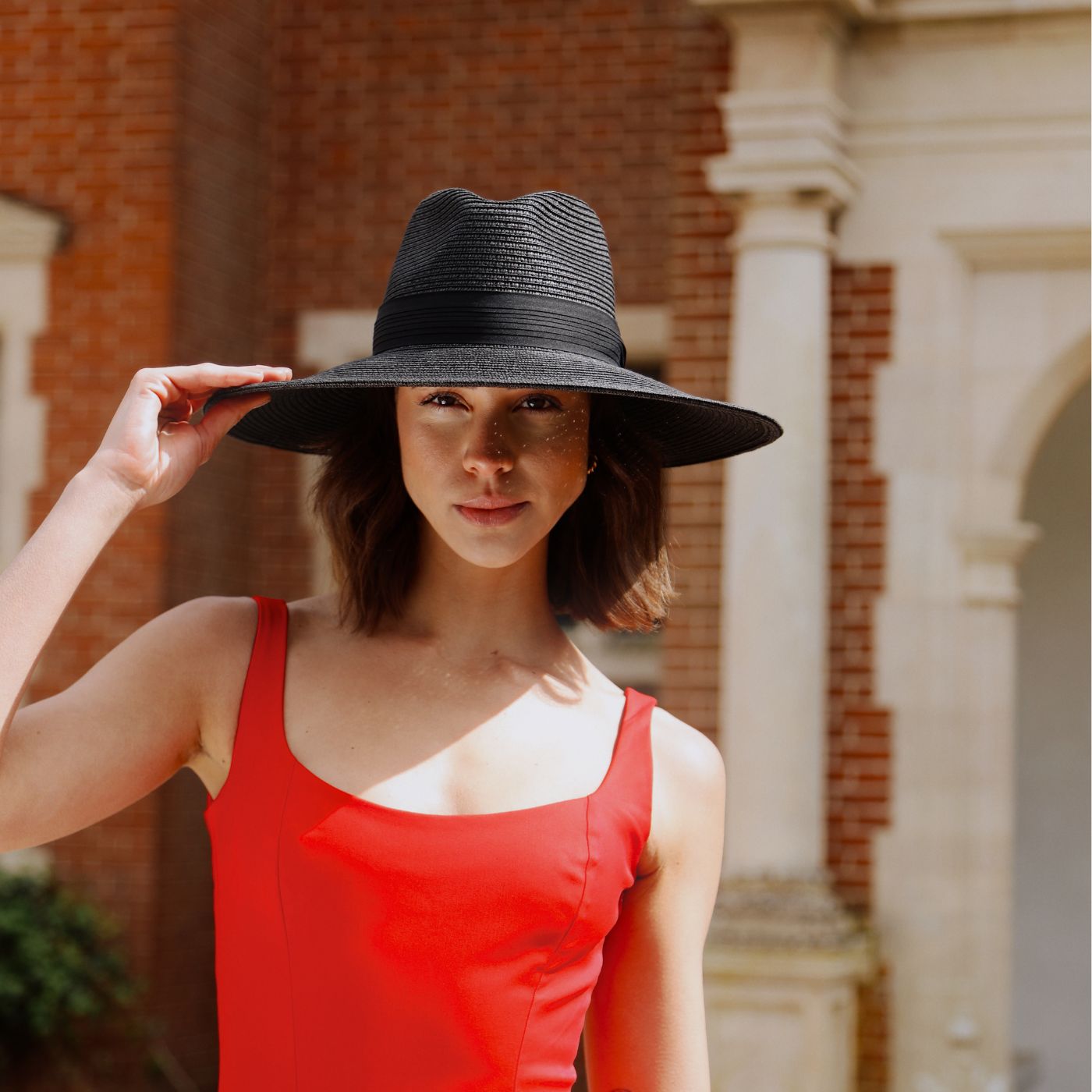 Hicks & Brown The Gazeley Fedora in Black