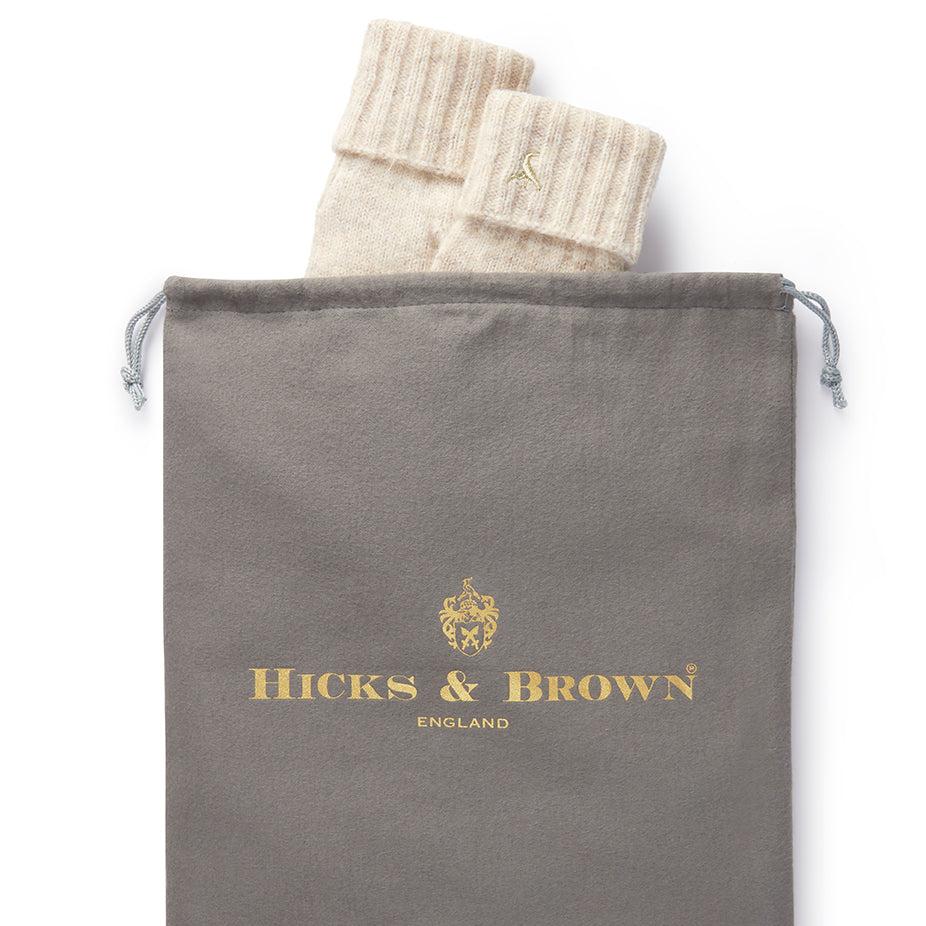 Hicks & Brown The Kersey Wrist Warmers in Airforce Blue