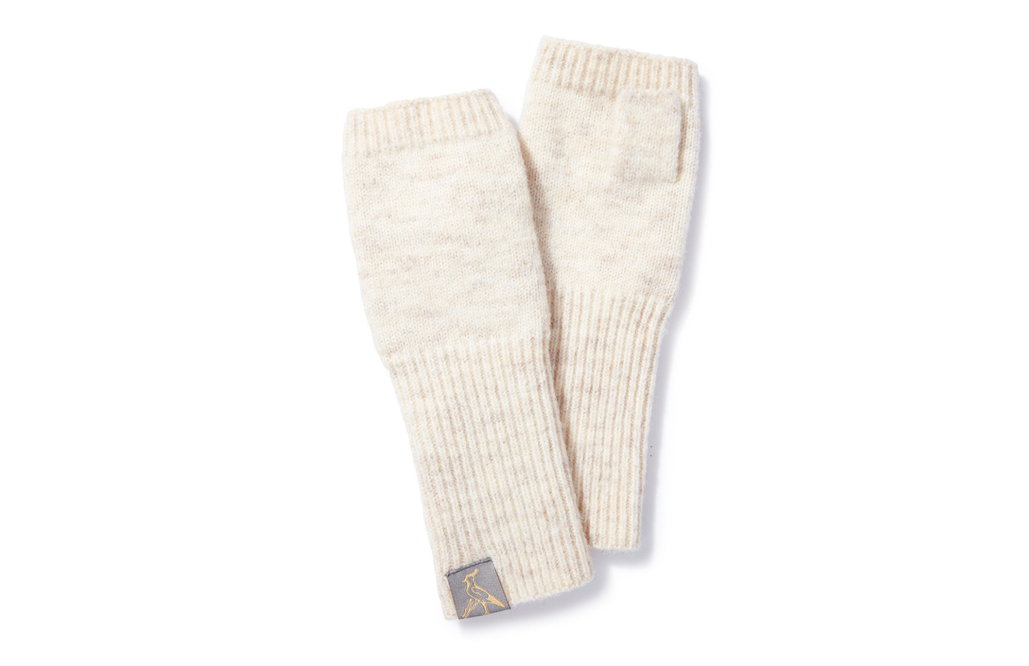 Hicks & Brown The Kersey Wristwarmers in Oatmeal