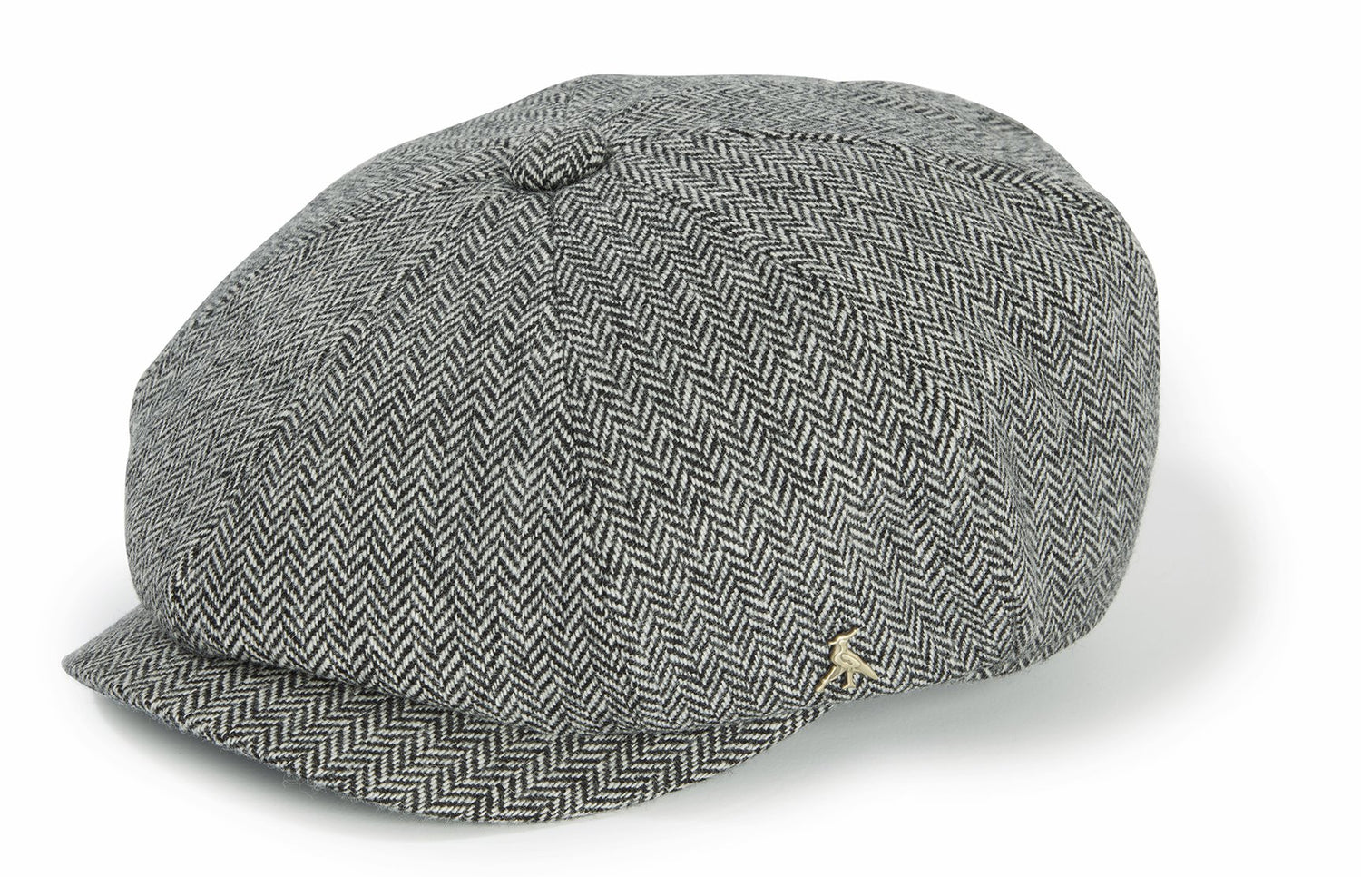 Hicks & Brown The Felsham Baker Boy Cap in Charcoal